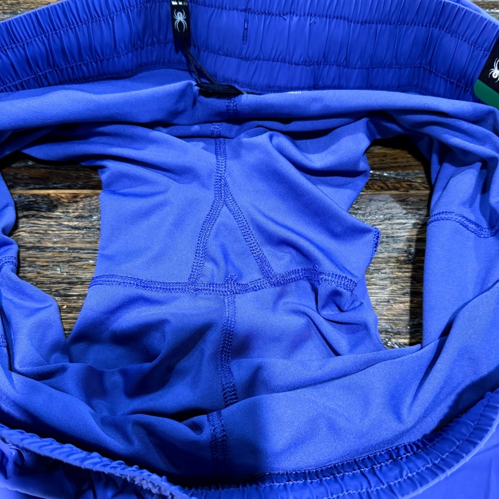 Spyder NWT XL Women's Perennial Blue Shorts Exercise Workout - Picture 15 of 16